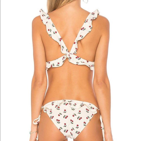 For Love and Lemons Mon Cheri bikini Mbottm, L top - Picture 4 of 6